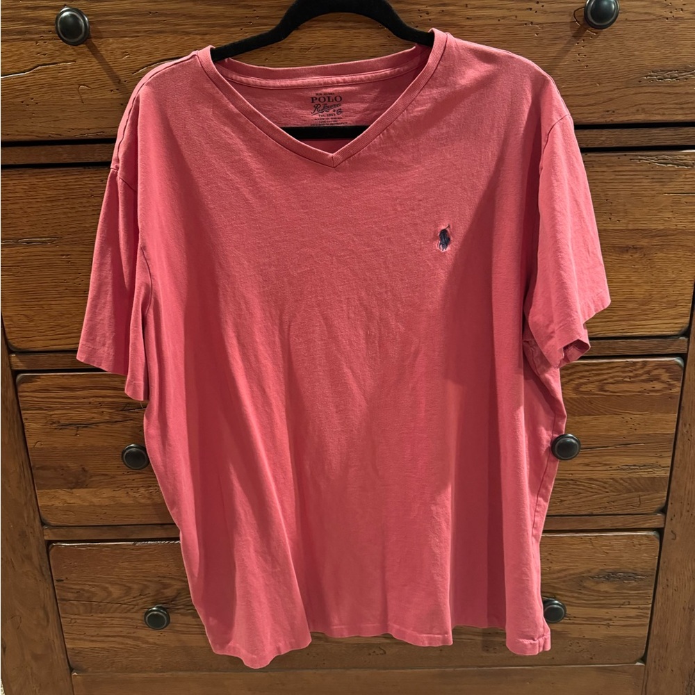 Men’s polo by Ralph Lauren V neck tee - XL